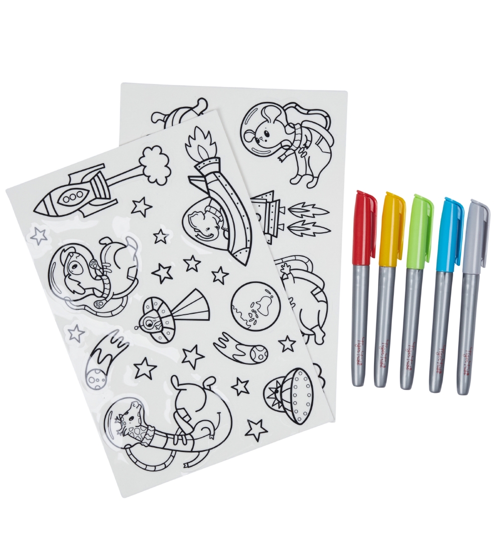 Tiger Tribe Wallart - Space Animals