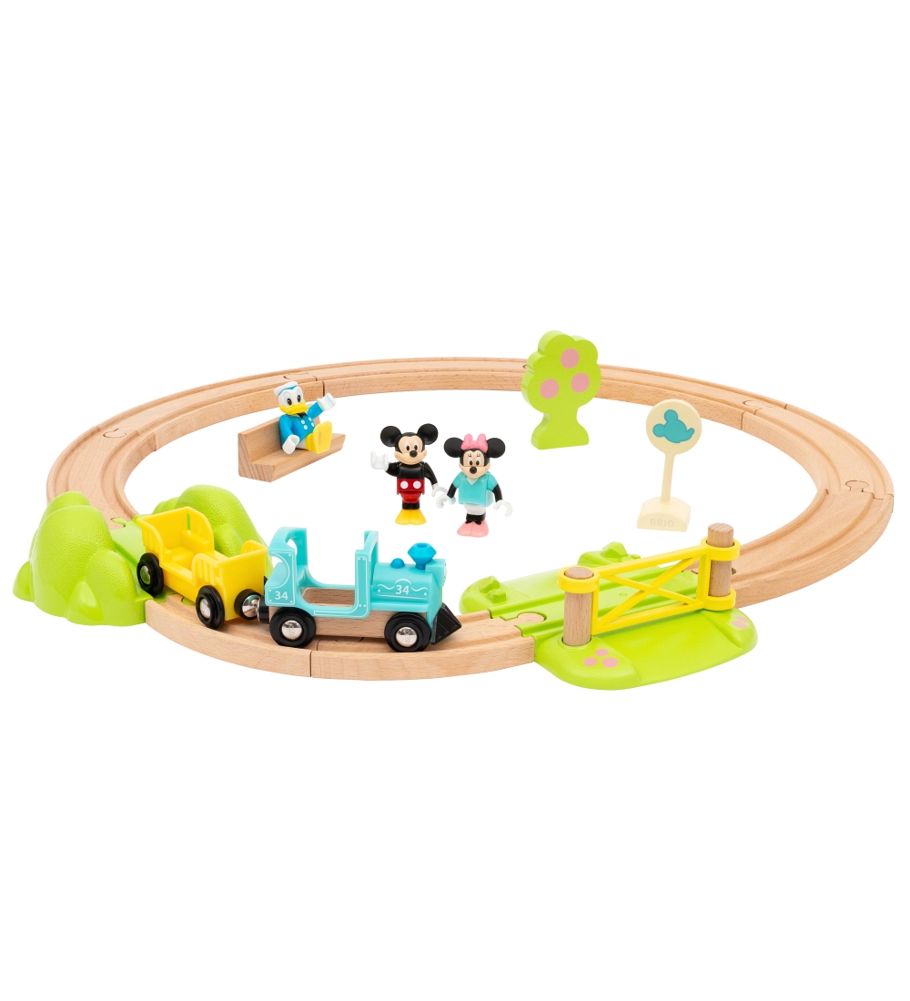 BRIO Railway Set - 18 Parts - Mickey Mouse 32277