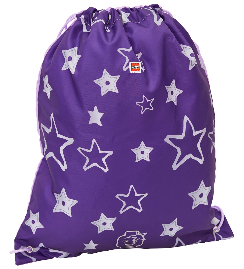 LEGO® Gymsack - Purple w. Stars