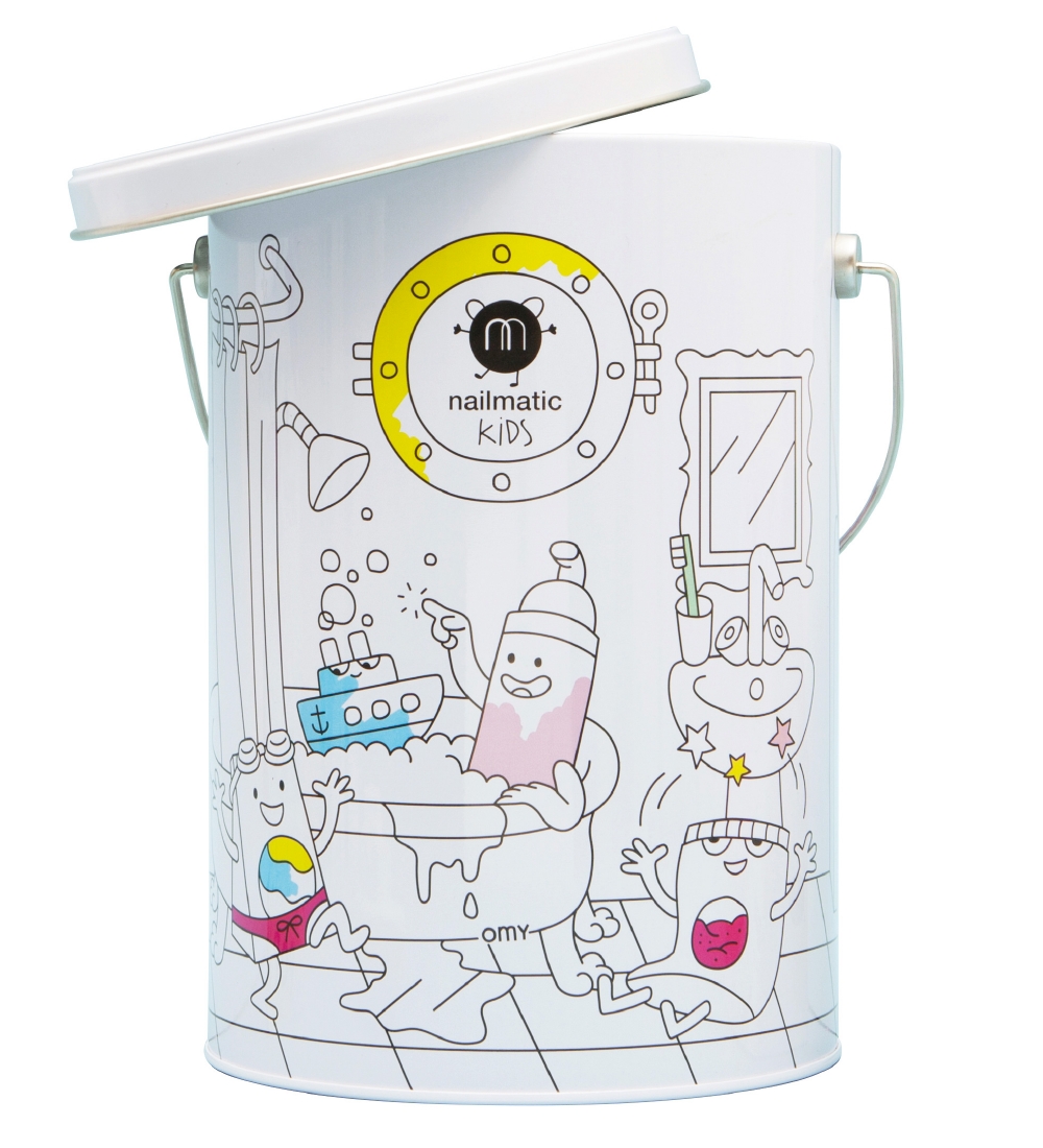 Nailmatic Bathing Set - Bucket w. Bathing Salt, Bathbomb and mor