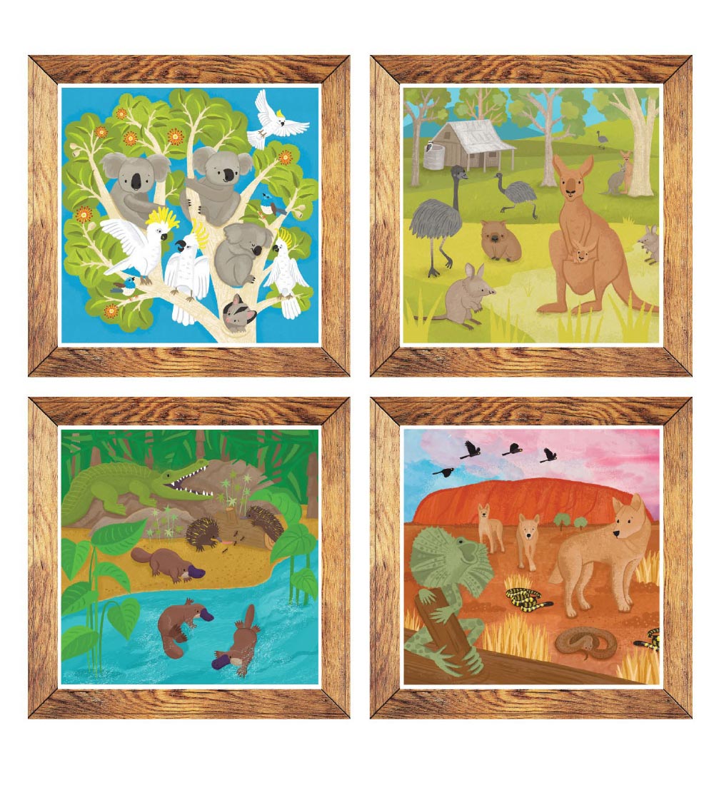 Tiger Tribe Frgset - Magic Painting World - Aussie Animals