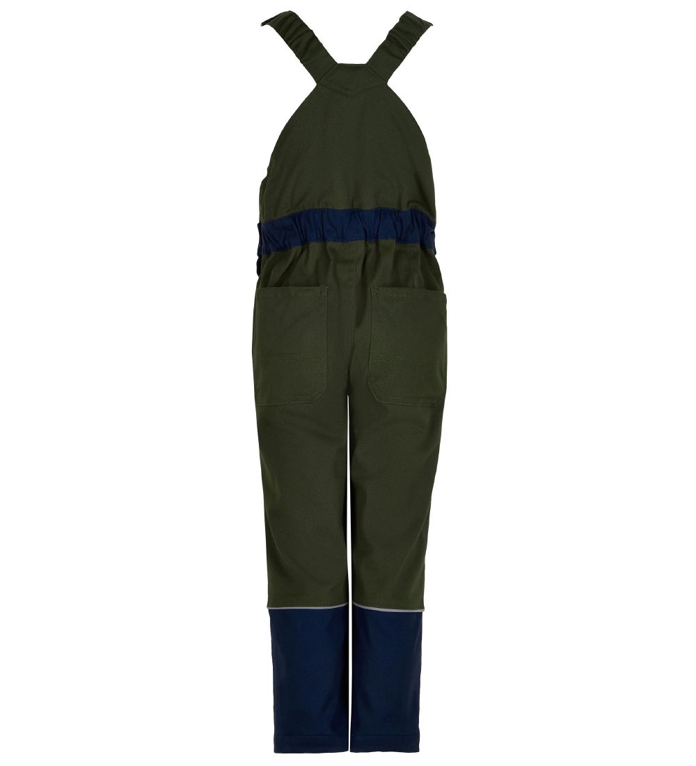 Minymo Work Overalls - Green/Navy