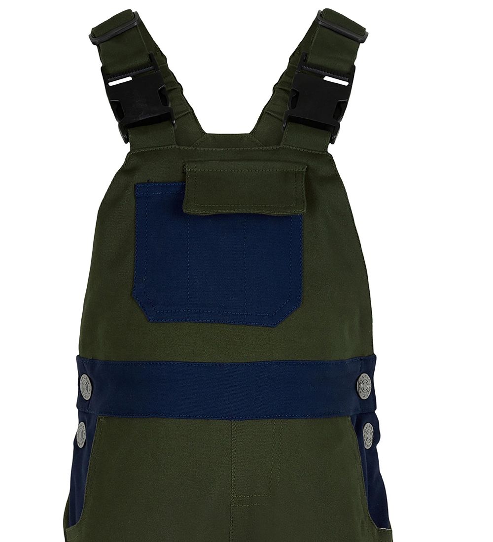 Minymo Work Overalls - Green/Navy