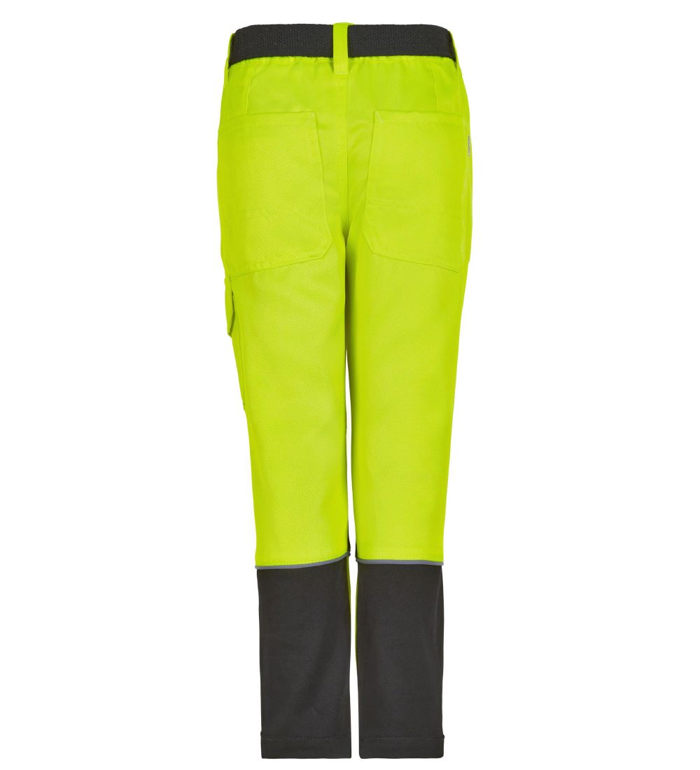 Minymo Cargo Work Trousers - Neon Yellow
