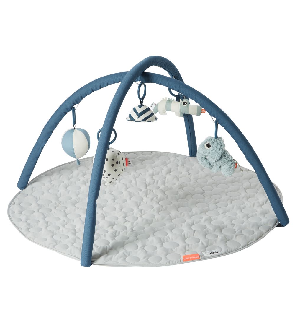 Done by Deer Activity Play Mat - Quilted - Petrol