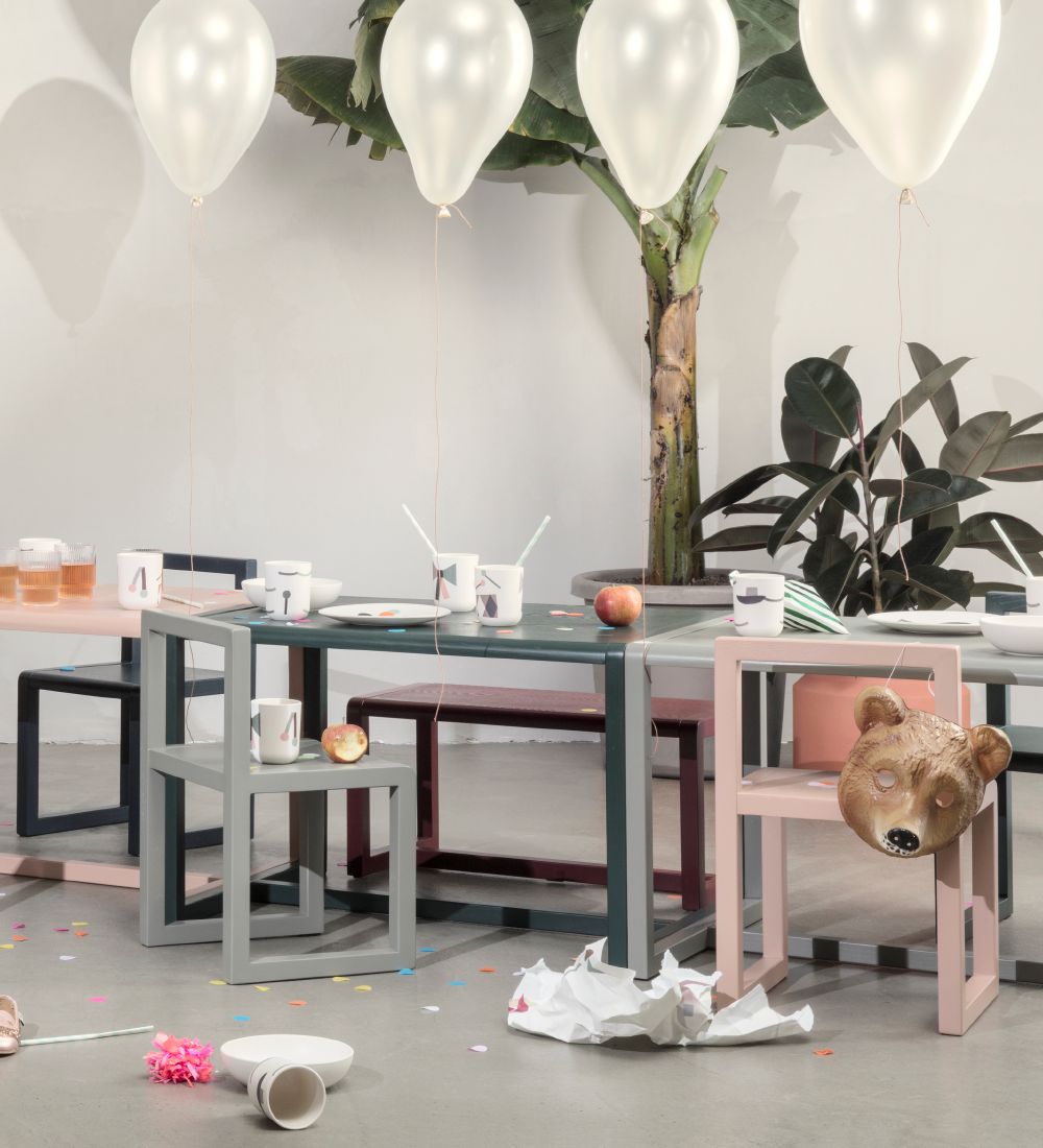 ferm Living Stol - Little Architect - Mörkblå