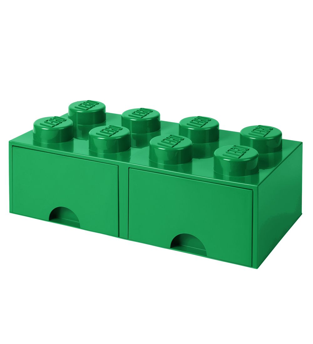 LEGO® Storage Storage Drawer - 8 Knobs - 50x25x18 - Green