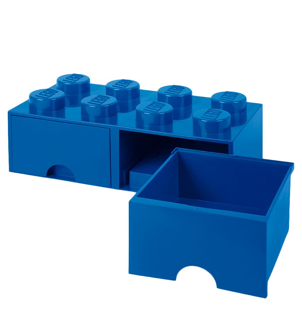 LEGO® Storage Storage Drawer - 8 Knobs - 50x25x18 - Blue