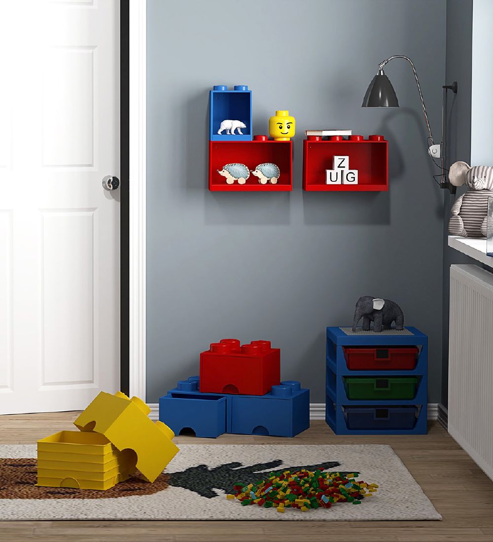 LEGO® Storage Storage Drawer - 8 Knobs - 50x25x18 - Blue