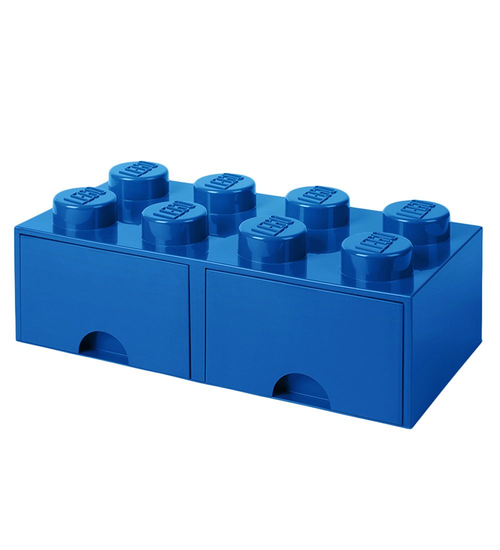 LEGO® Storage Storage Drawer - 8 Knobs - 50x25x18 - Blue