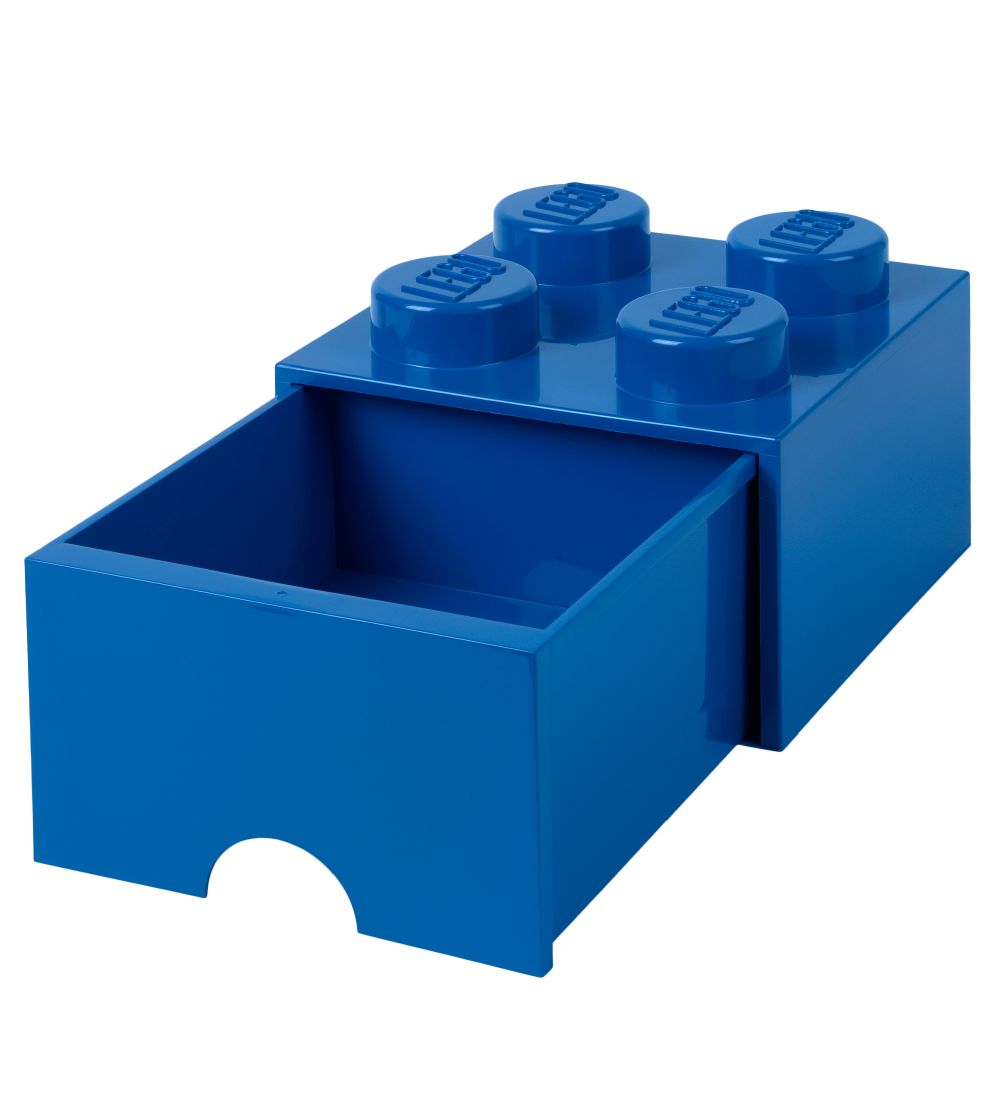 LEGO® Storage Storage Drawer - 4 Knobs - 25x25x18 - Blue