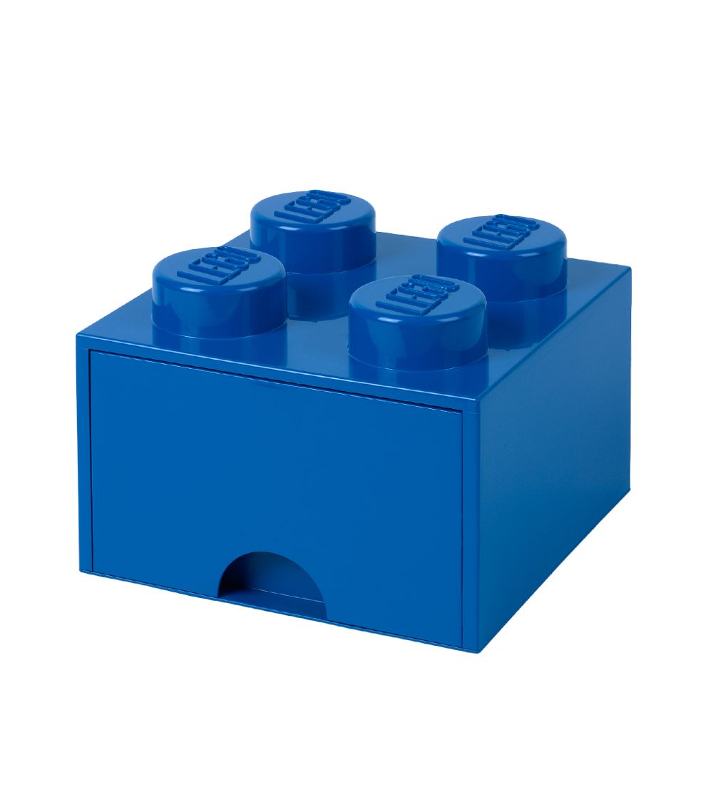 LEGO® Storage Storage Drawer - 4 Knobs - 25x25x18 - Blue