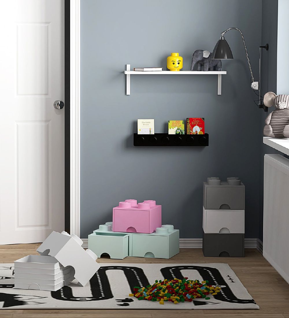 LEGO® Storage Storage Drawer - 4 Knobs - 25x25x18 - Light Purple