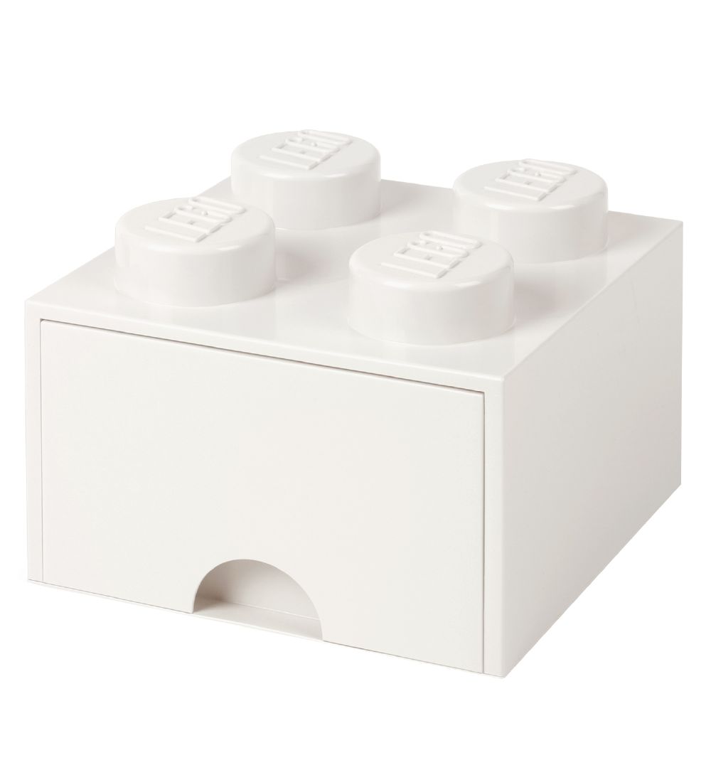 LEGO® Storage Storage Drawer - 4 Knobs - 25x25x18 - White