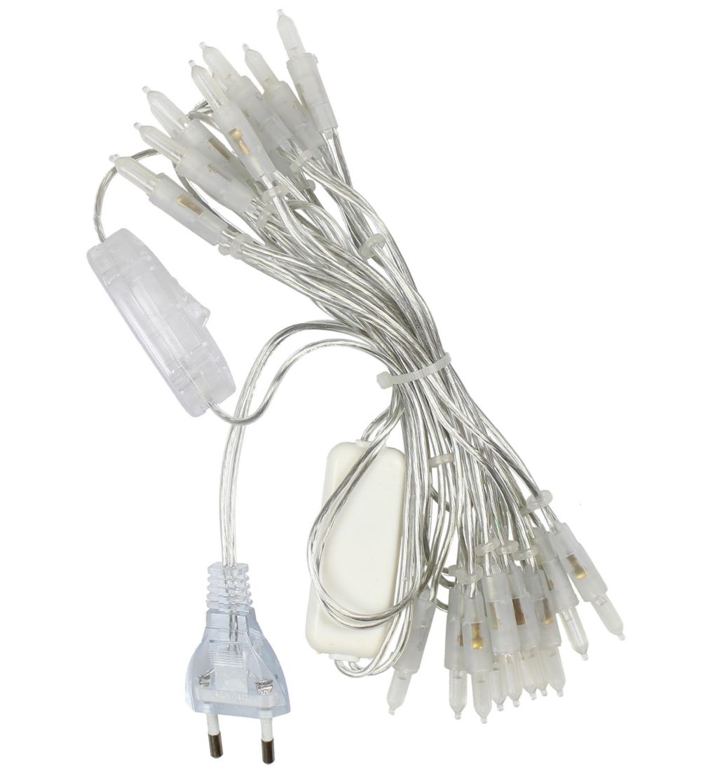 Iris Lights Chain - 35 Lights - Silver