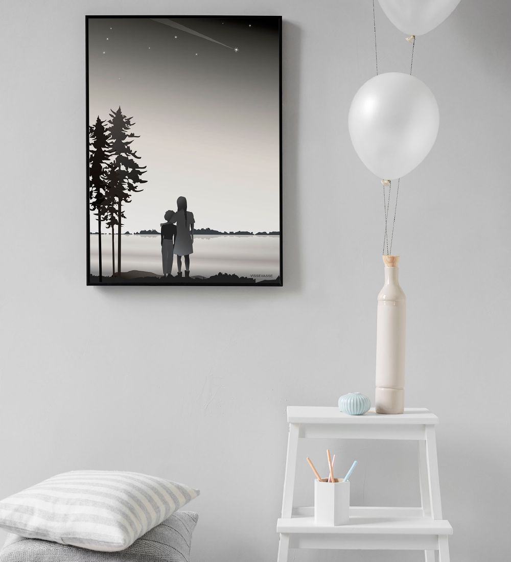 Vissevasse Veggspjald - 50x70 - Friends