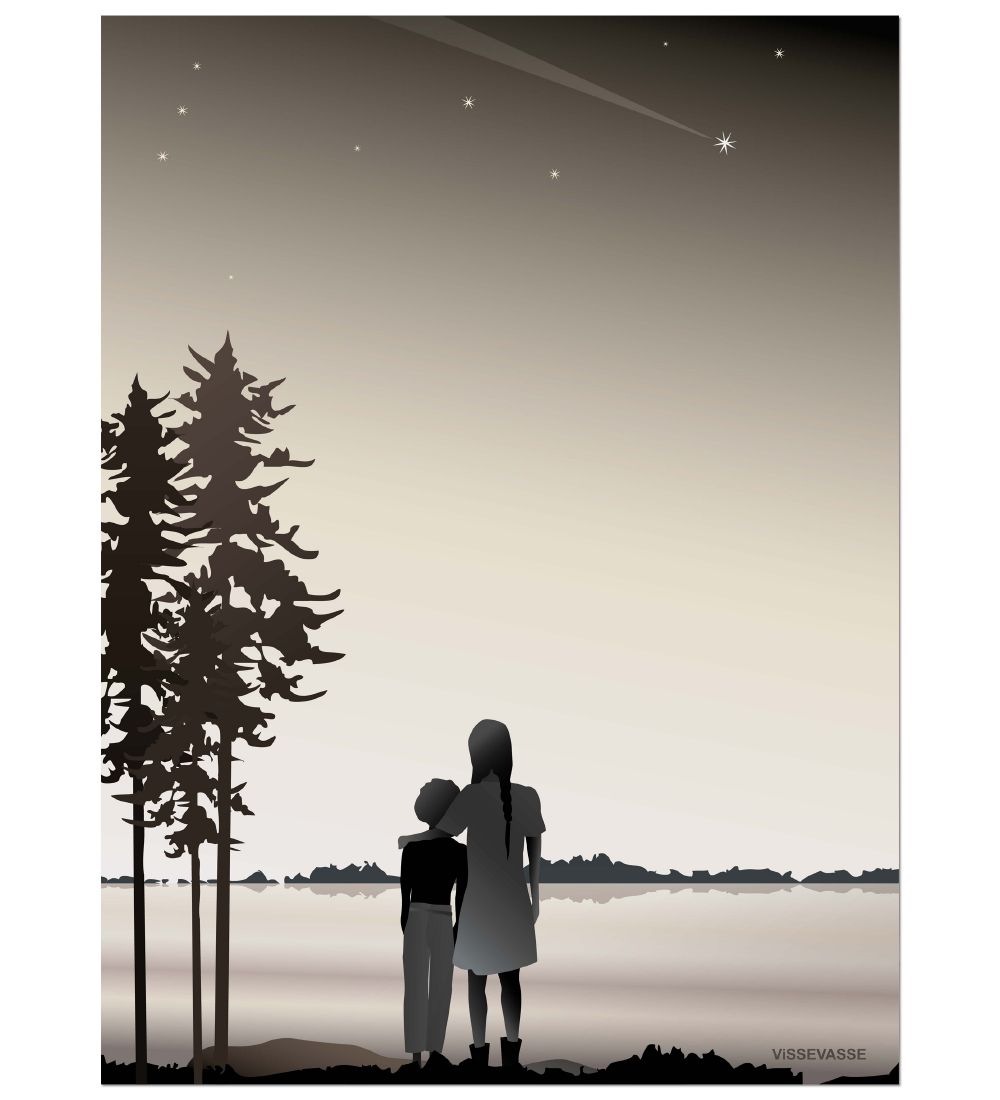 Vissevasse Veggspjald - 50x70 - Friends