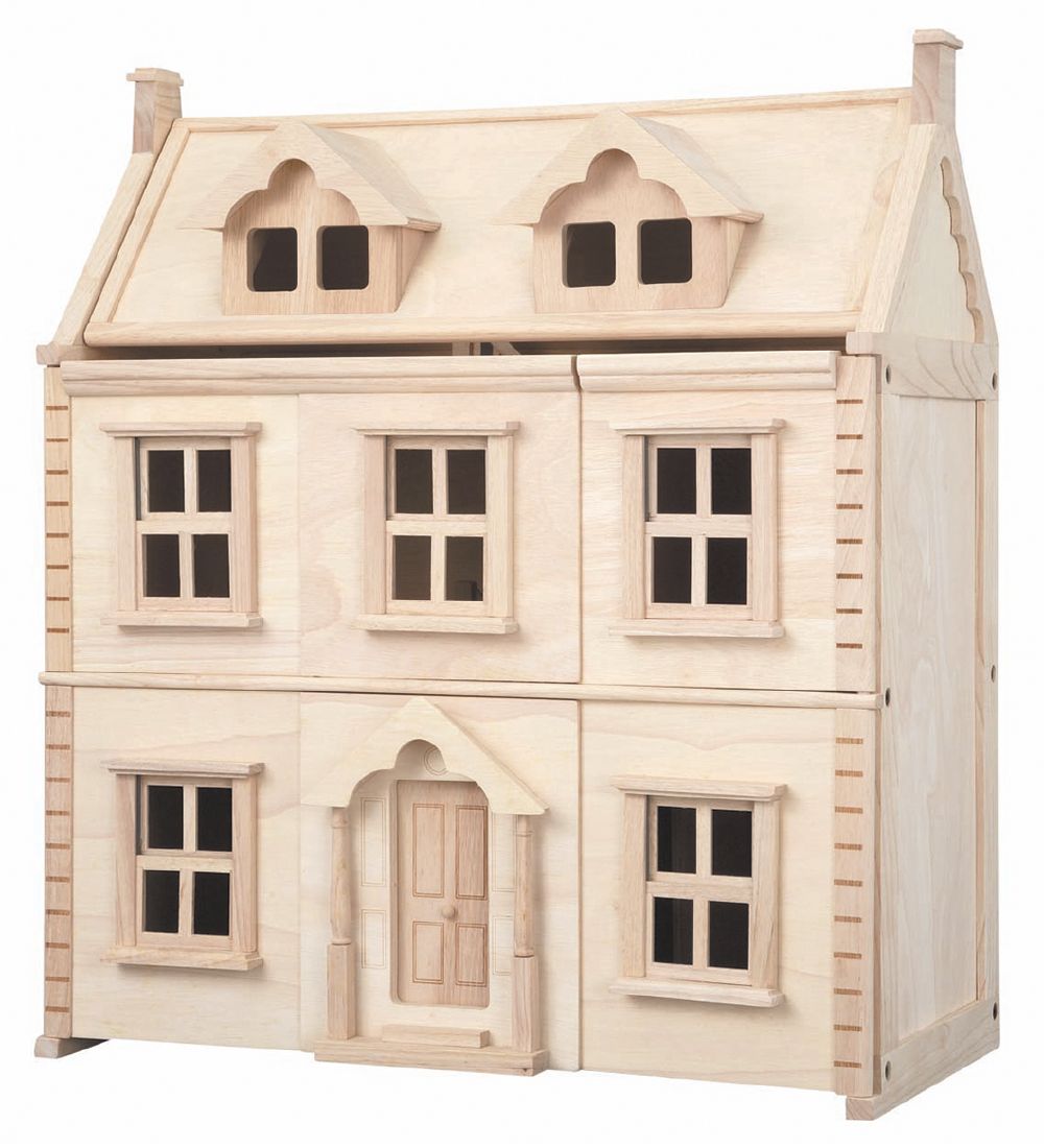 PlanToys Dollhouse - Victorian - Natural