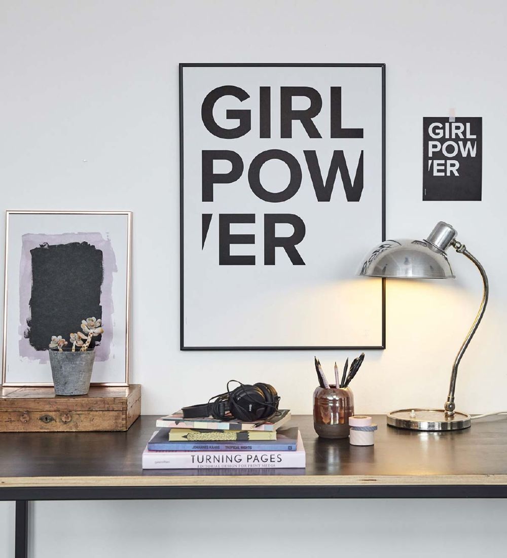 I Love My Type Frame - 50x70 - Matte Black