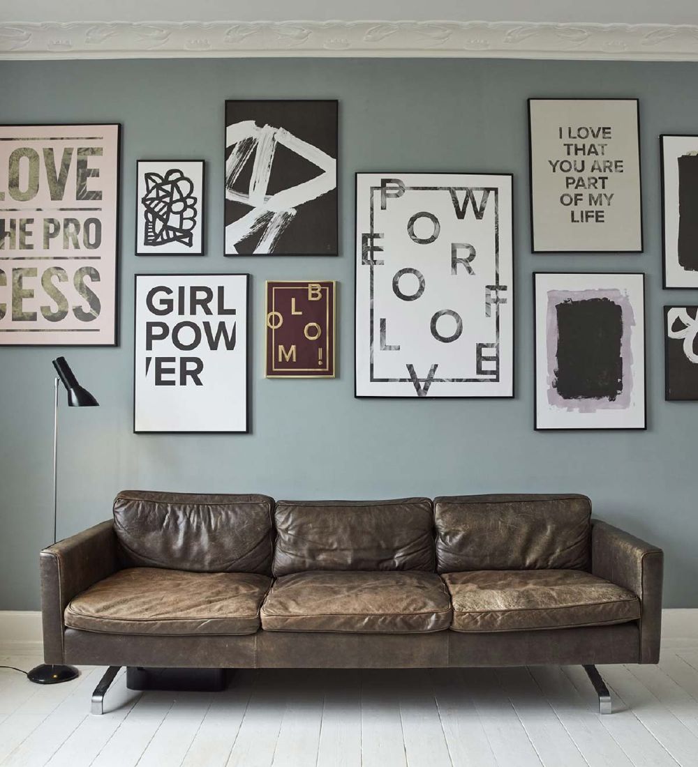 I Love My Type Frame - 50x70 - Matte Black