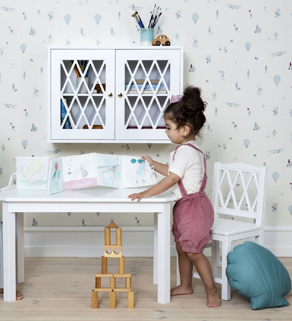 Cam Cam Children's Armchair - Harlequin - White