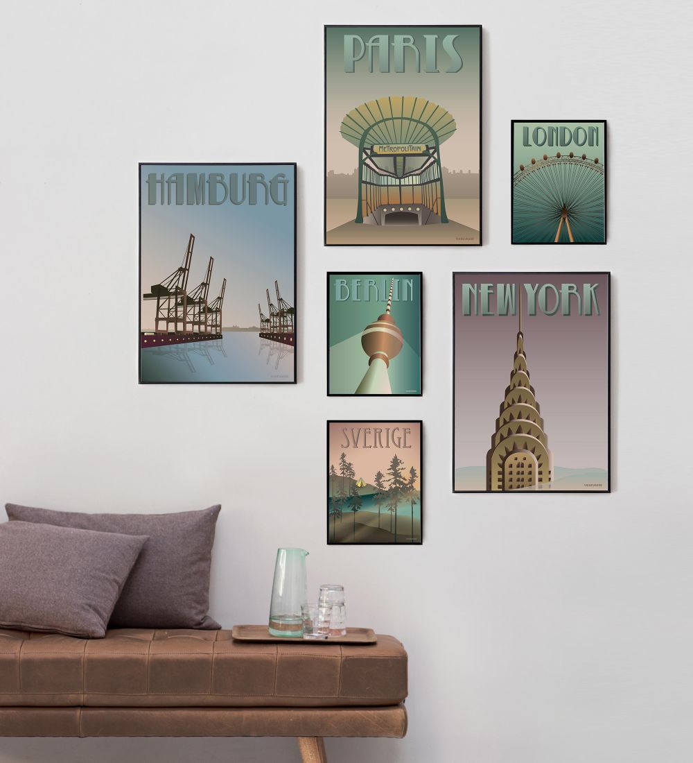 Vissevasse Frame - 50x70 - Matte Black