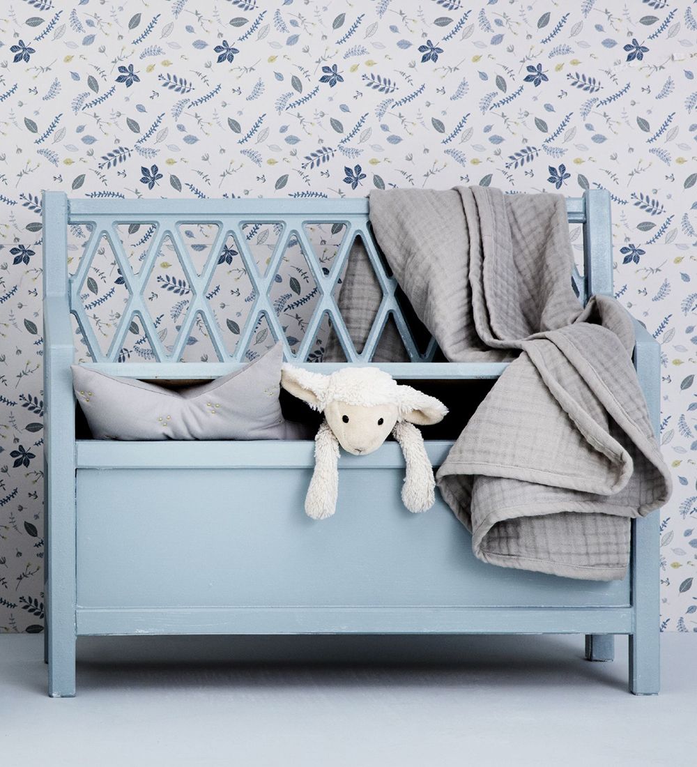 Cam Cam Kid's Bench - Harlequin - White