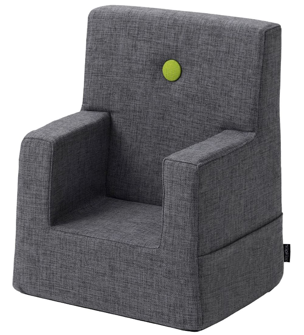 by KlipKlap - Kids Chair - Blue Grey/Green