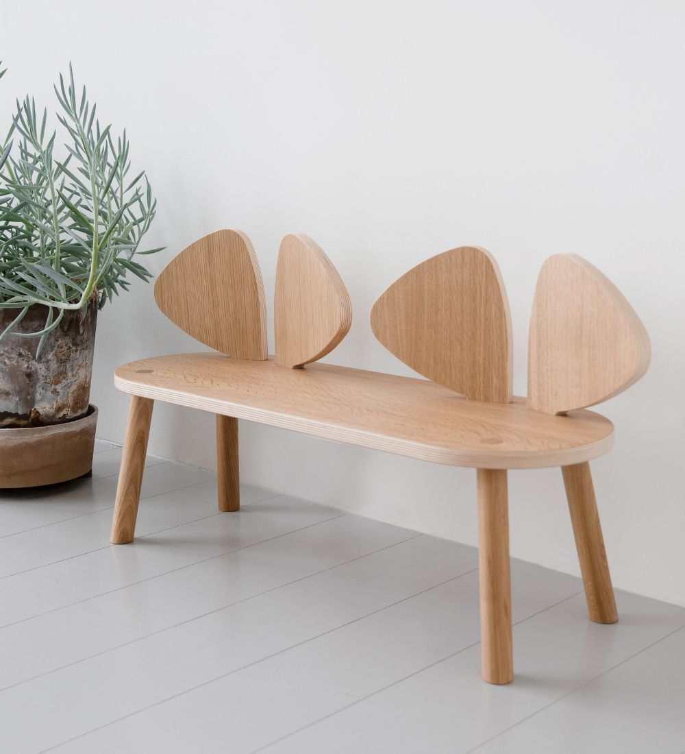 Nofred Kids Bench - Mouse Bench - Oak