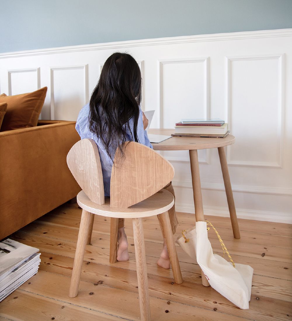 Nofred Table + Chair - Mouse School Set - Oak