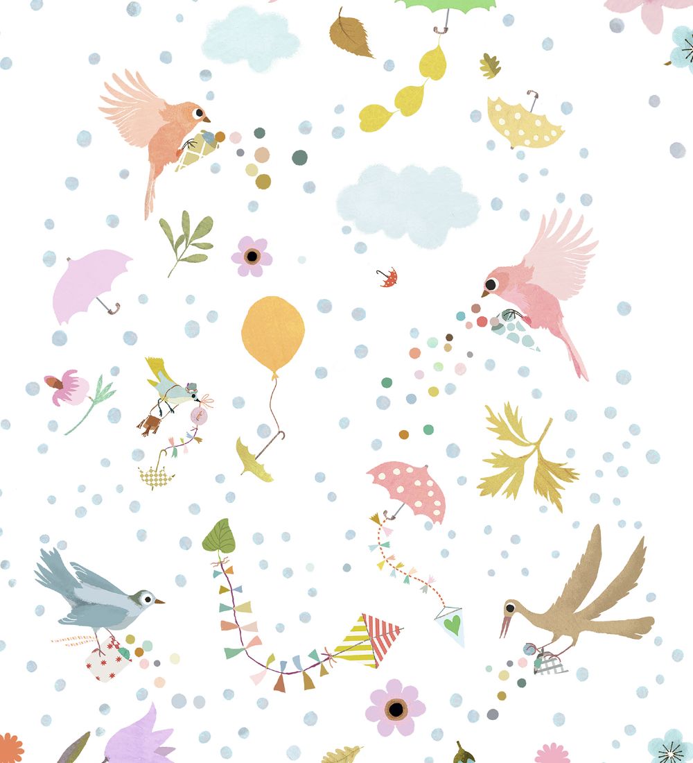 Djeco Paraply for barna - Blomster