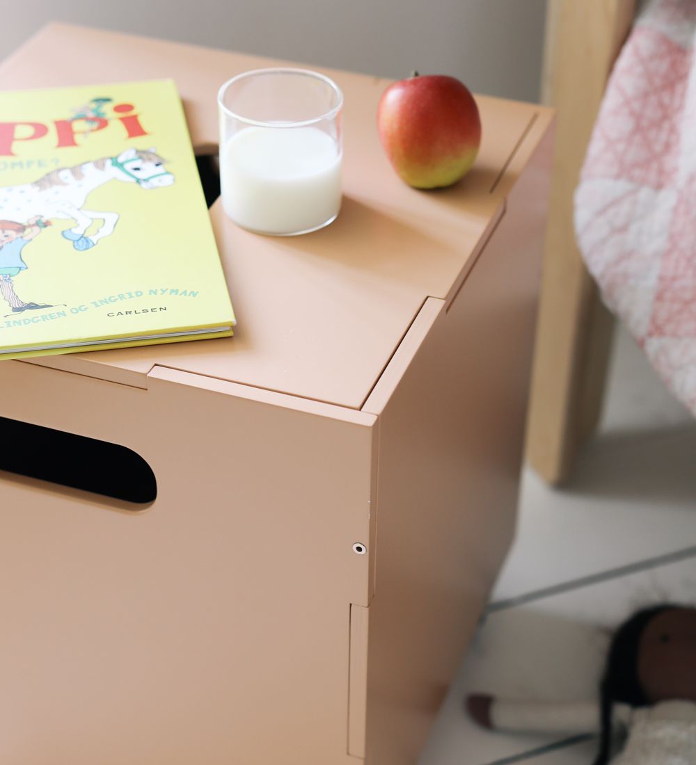 Nofred Storage Box w. Wheel - 36x36 cm - Sand