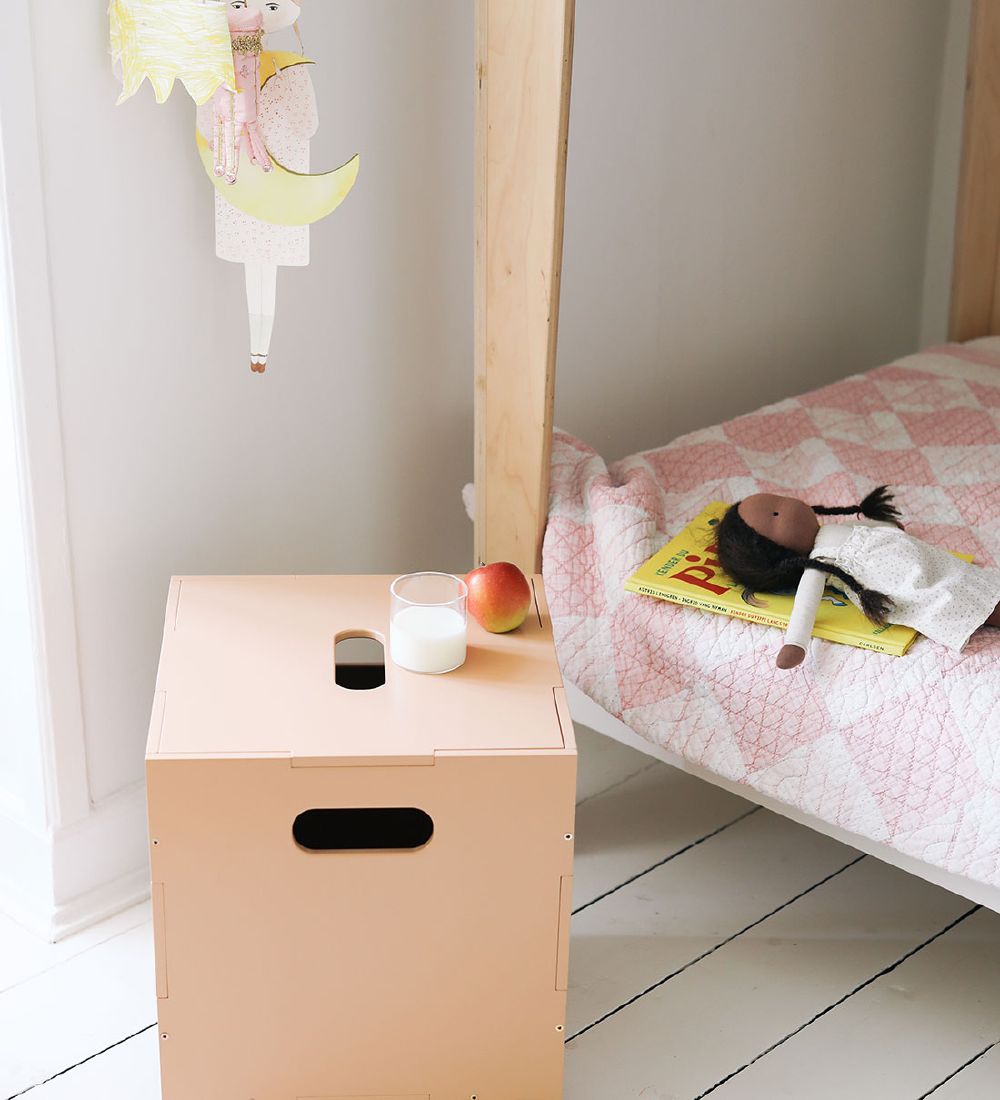 Nofred Storage Box w. Wheel - 36x36 cm - Sand