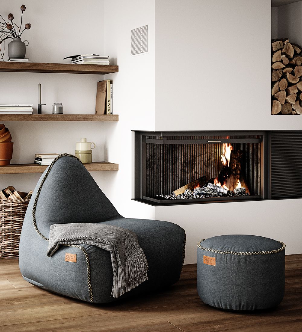SACkit Baby Chair - Canvas Lounge Chair - 96x80x70 cm - Petrol