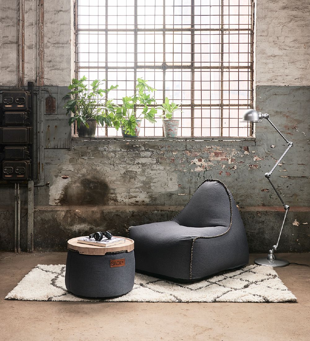 SACkit Baby Chair - Canvas Lounge Chair - 96x80x70 cm - Petrol