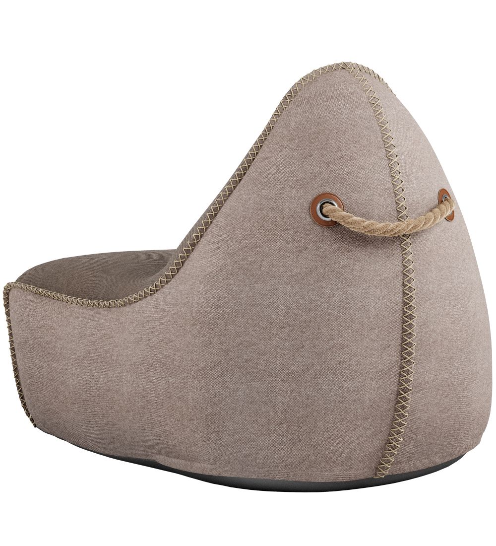 SACKit Beanbag Chair - Canvas Lounge Chair - 96x80x70 cm - Brown