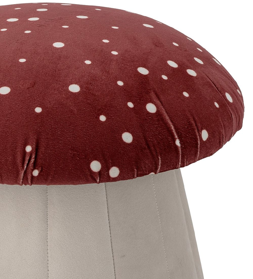 Bloomingville Hat Pouf - Polyester - Red