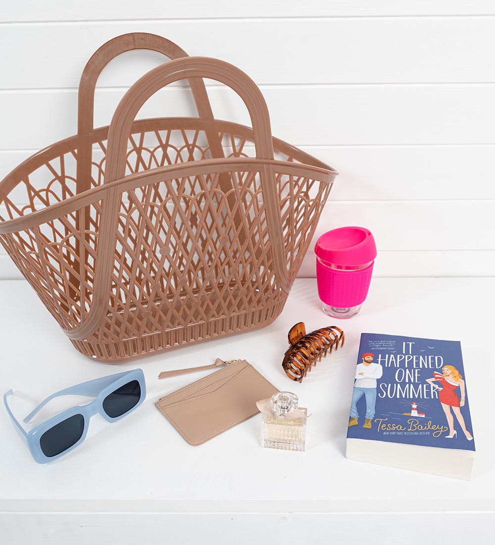 Sun Jellies Basket - Betty - 46x20x39 cm - Peach