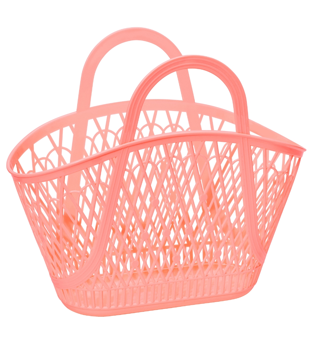 Sun Jellies Basket - Betty - 46x20x39 cm - Peach
