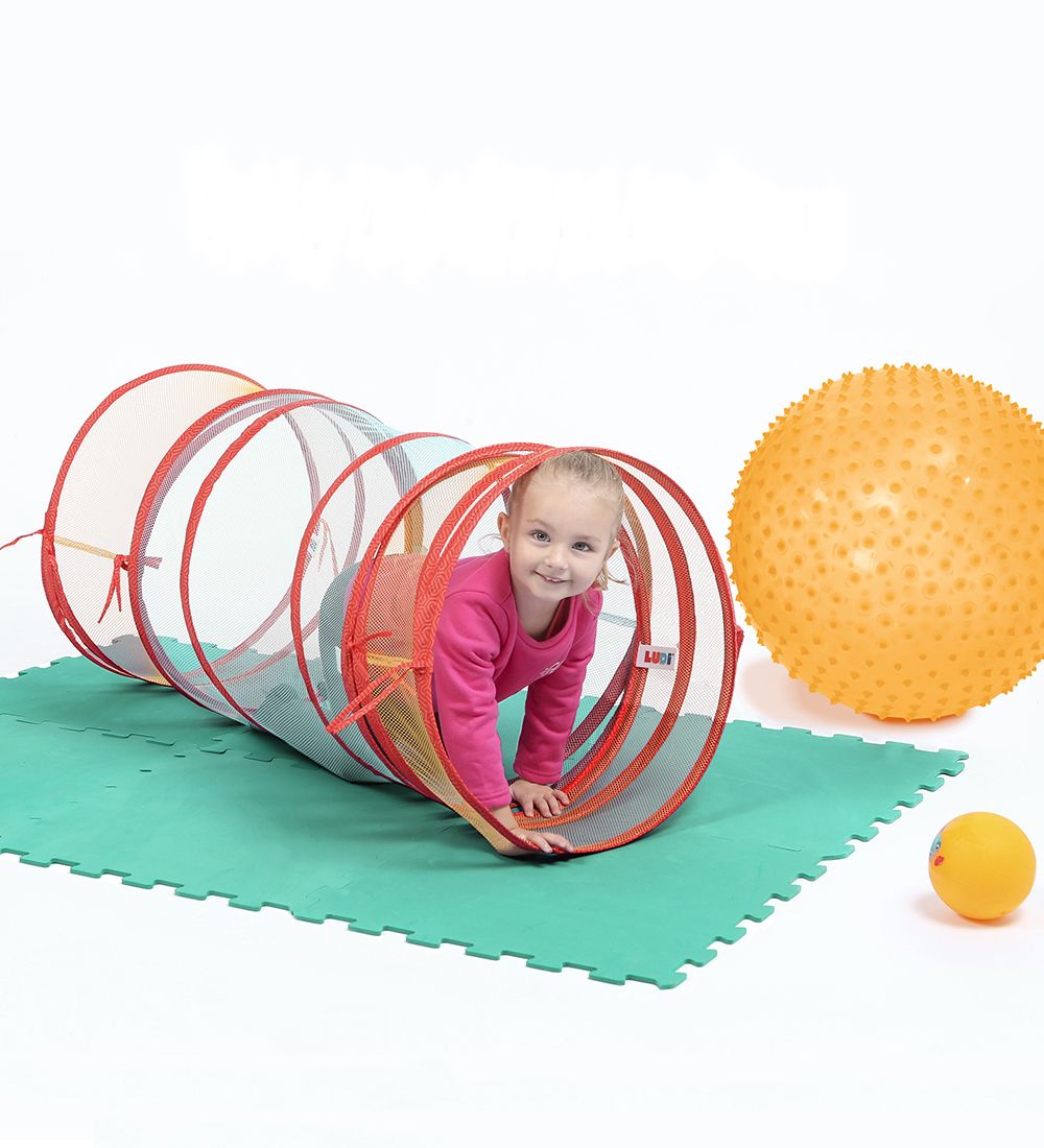 Ludi Motorikspielzeug - Tunnel/Spielmatte/Spielmatte
