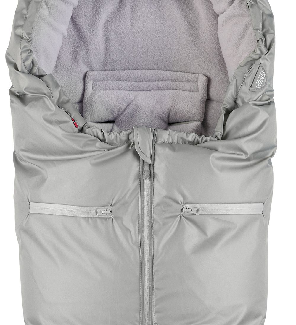 Voksi Footmuff - Active - 100/125 cm - Mountain Grey/Light Grey