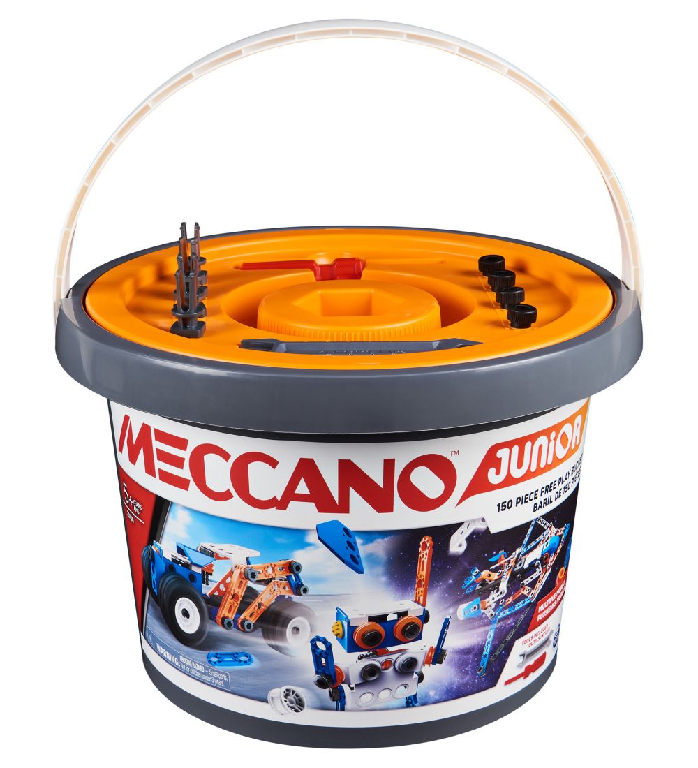 Meccano Construction Playset - Junior open Ended Bucked