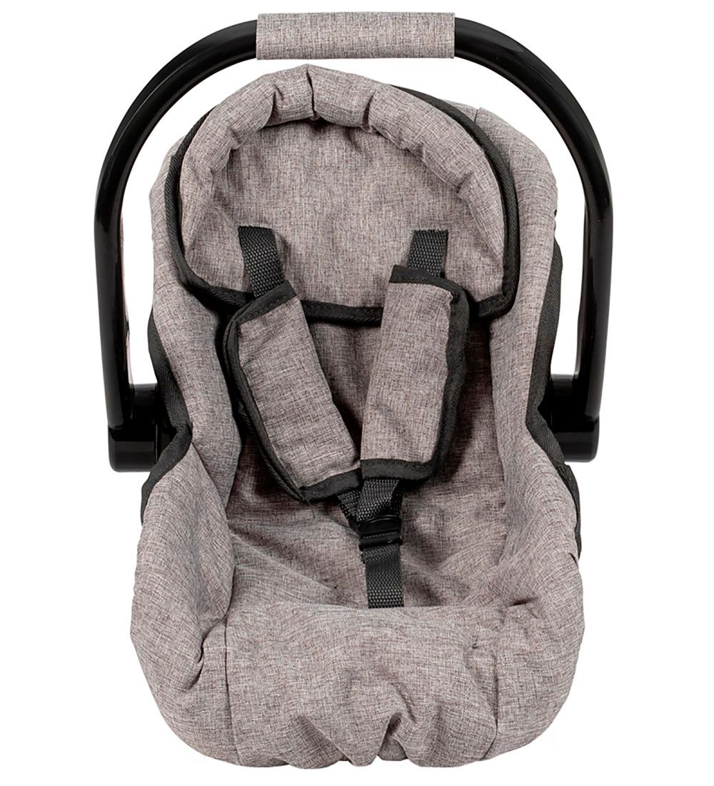 MaMaMeMo Car Seat For Doll - Grey