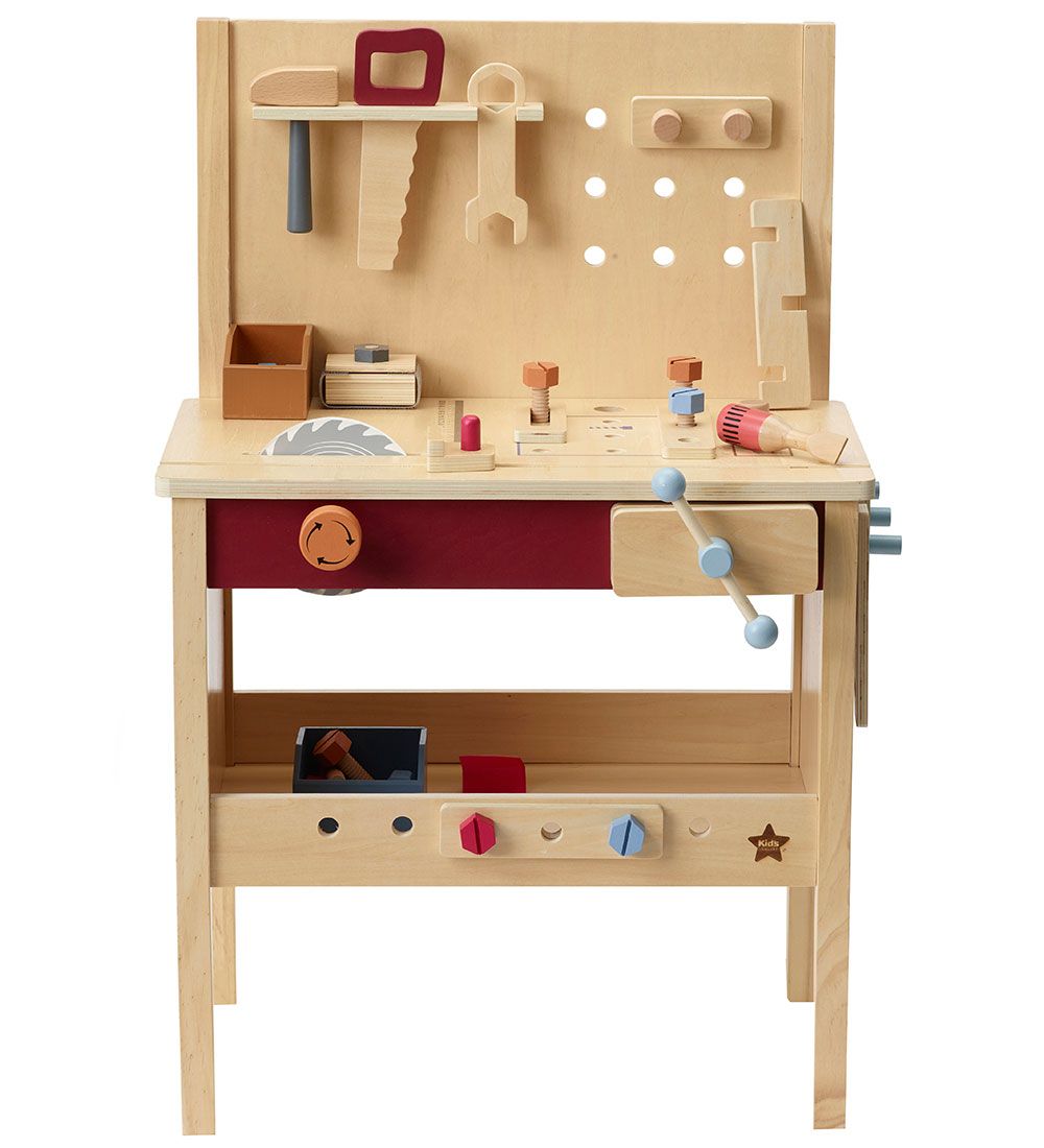 Kids Concept Werkzeugbank - 39 Teile - Holz