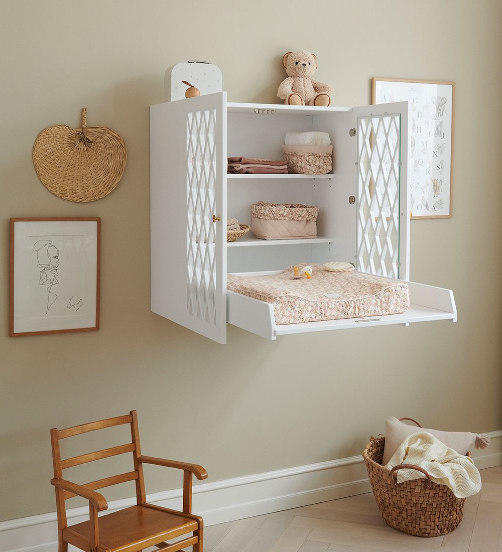 Cam Cam Changing Table - Wall mounted - Harlequin - Light Sand