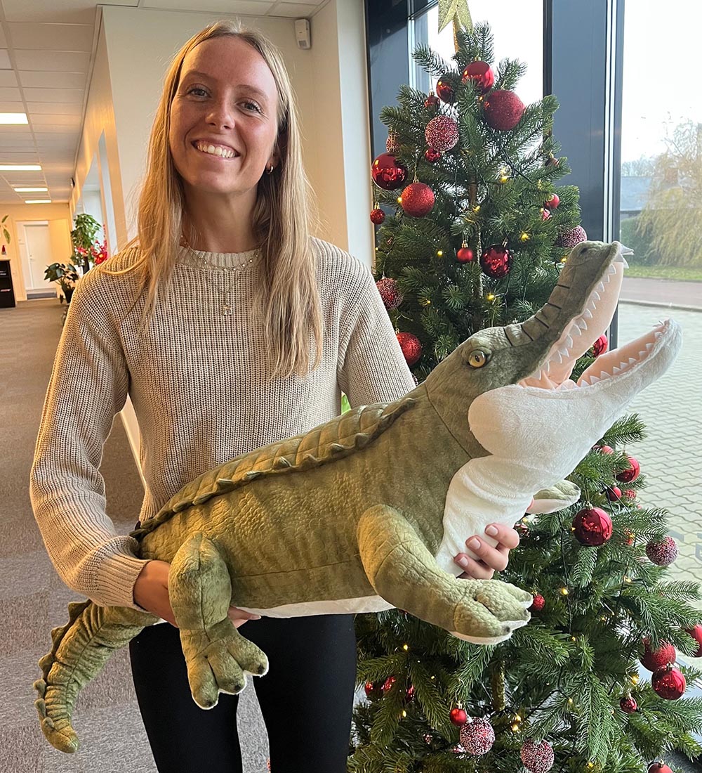 Bon Ton Toys Kuscheltier - 90 cm - WWF - Crocodile - Grün
