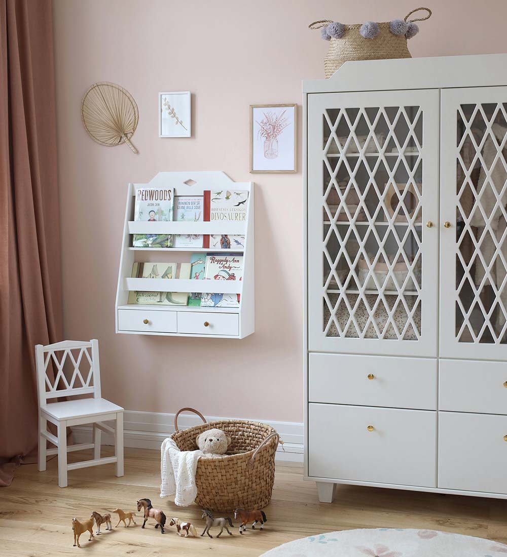 Cam Cam Bookcase - Luca - 76x62x20 cm - White