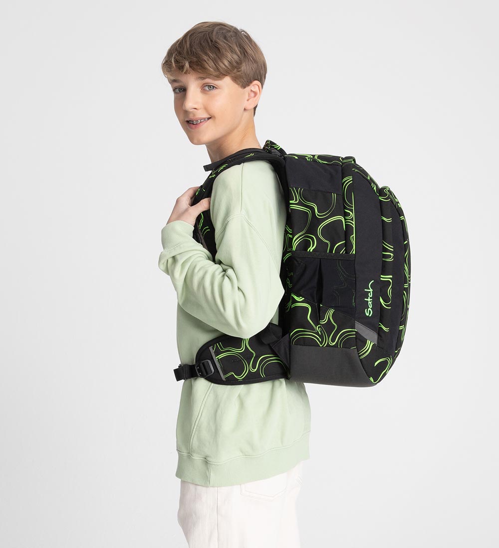 Satch School Backpack - Air - Green Supreme