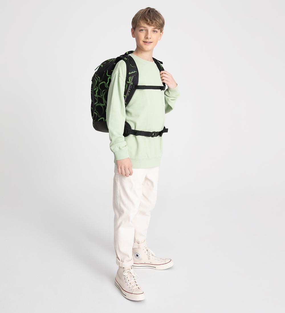Satch School Backpack - Air - Green Supreme