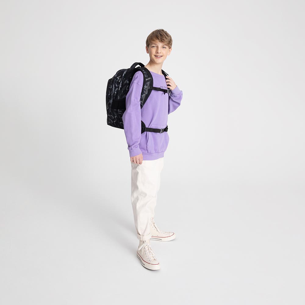 Satch School Backpack - Pack - Mountain Grid